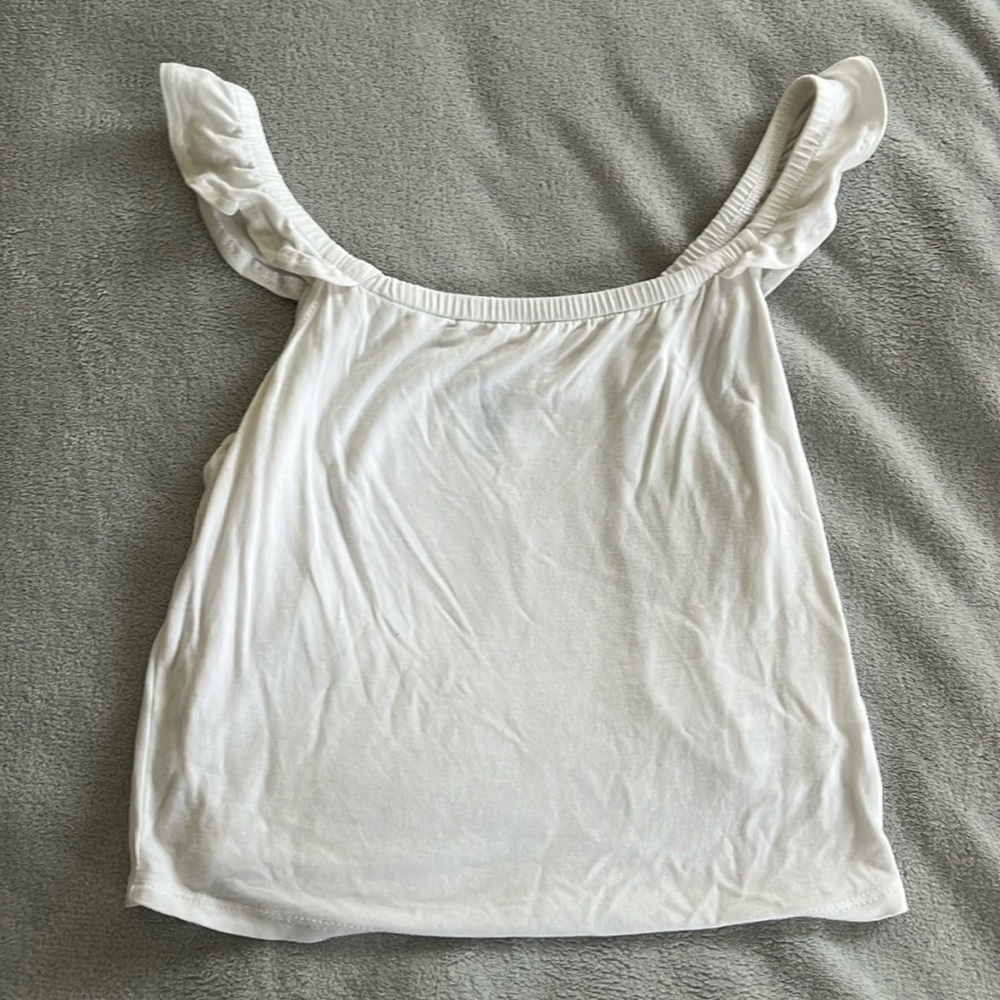White crop top